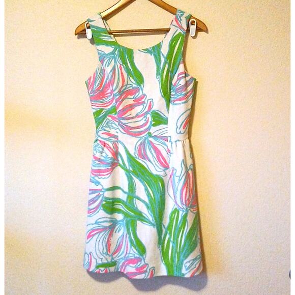 Lily Pulitzer Bella Ring The Bellboy Floral Print Summer Dress - Picture 1 of 7